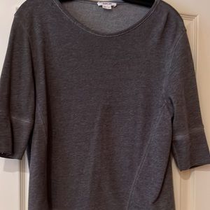 Mid length sweatshirt.  It’s Petite